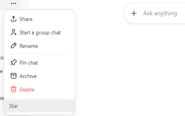 Star My ChatGPT Chats